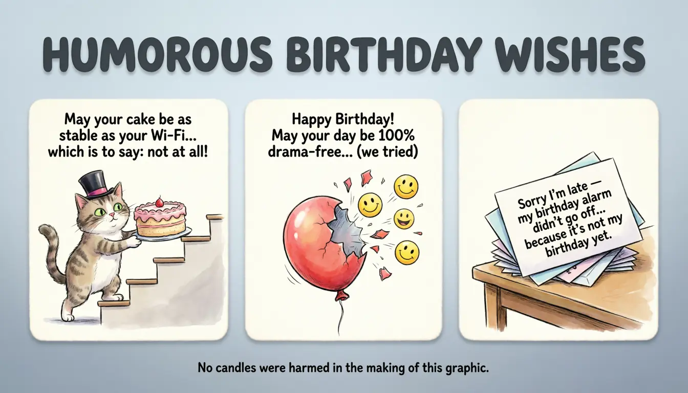 Humorous Birthday Wishes