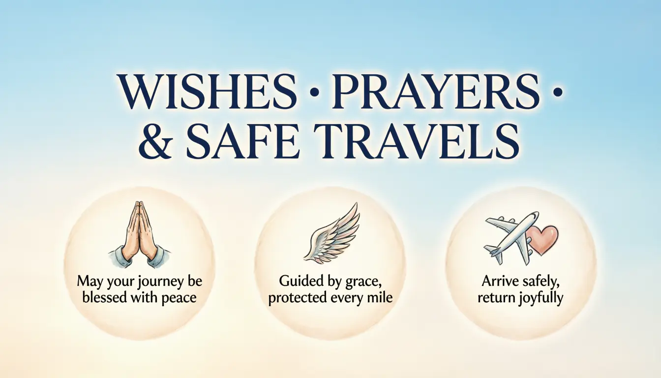 Wishes Prayers & Safe Travels