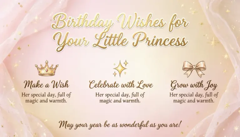 Birthday Wishes for Your Little Princess
