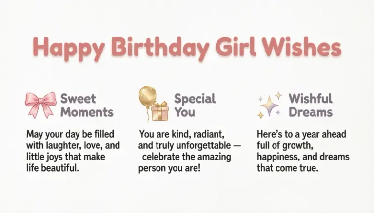 Happy Birthday Girl Wishes