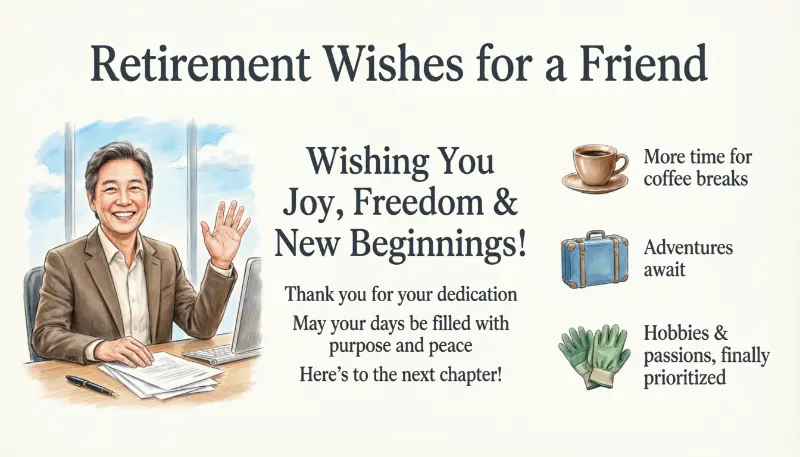 Retirement Wishes for a Friend